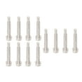 thumbnail image 3 of Guitar Neck Mounting Screws,  Shiny Help Connection Rustproof Humbucker Pickup Screws  For Bass Silver,Black,Gold, 3 of 8