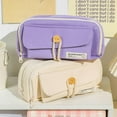 thumbnail image 4 of Kawaii Canvas Multi Layer Storage Pencil Case Large Capacity Pencil Box, Pencil Case, Pencil Boxes Pencil Case Holder for Pencils Cute School Supplies for Executive Fountain Pens, Ballpoint Pens, 4 of 6
