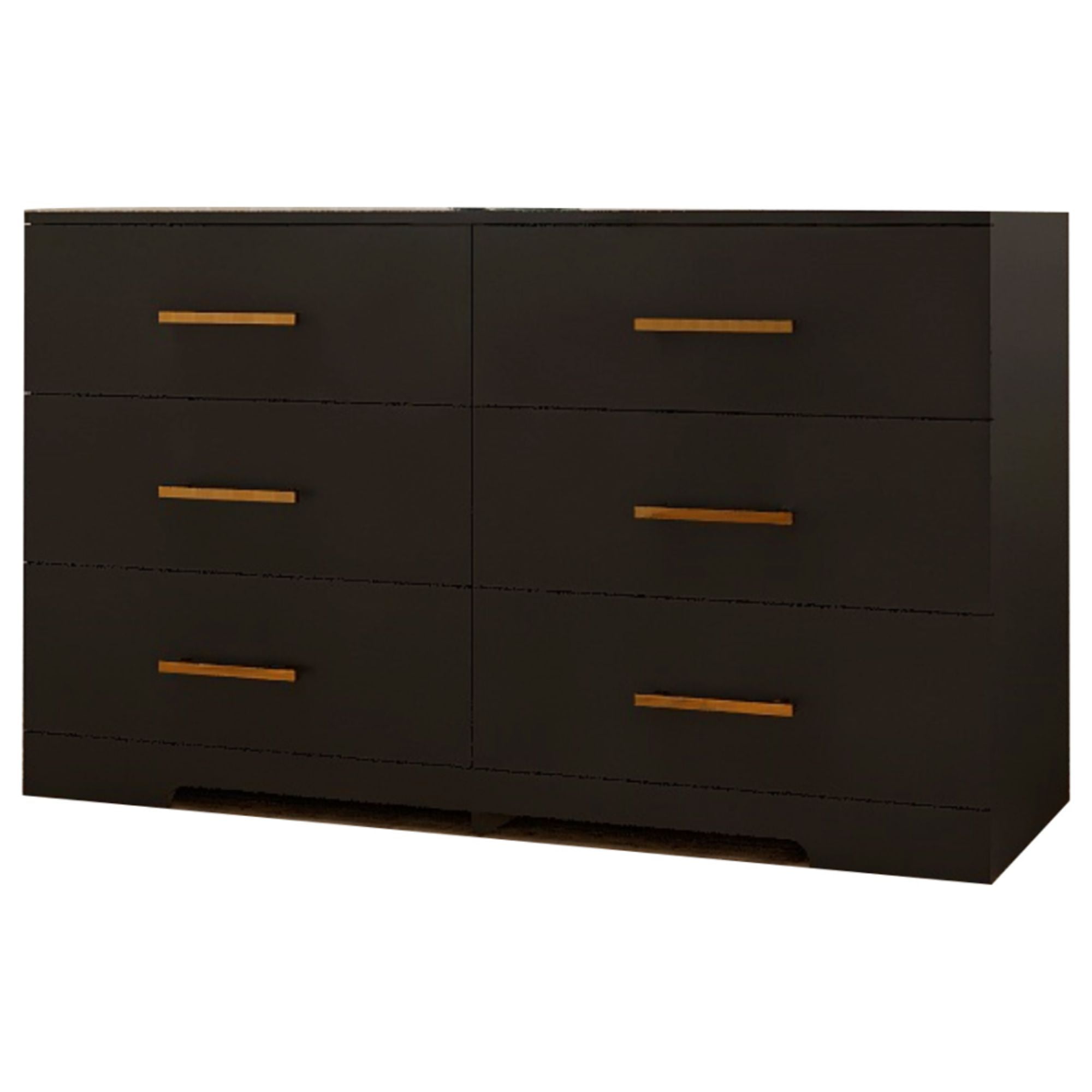 YYAo Wooden 6 Drawer Dresser, Large Modern Chest of 6 Drawers Night Table, TV Stand for 55" TV for Bedroom, Closet, Living Room, Black YYAo Wooden 6 Drawer Dresser, Large Modern Chest of 6 Drawers Night Table, TV Stand for 55" TV for Bedroom, Closet, Living Room, Black