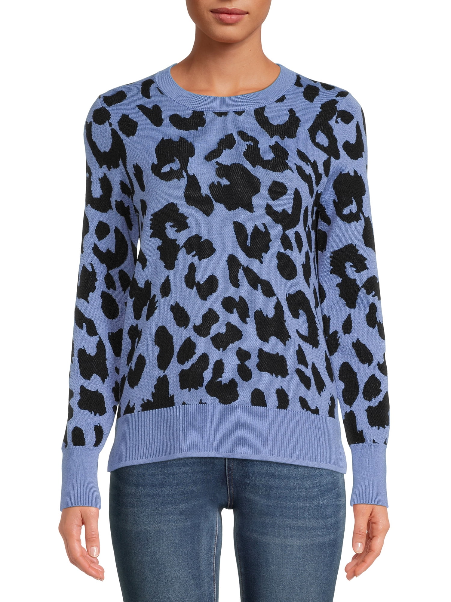 cheetah sweater walmart