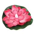 thumbnail image 3 of 6Pcs Floating Solar Pond Lotus Lights – Led Waterproof Flameless Lotus Lights with Water Lily Pad, Safe for Pools/Fountains/Vases (Red), 3 of 5