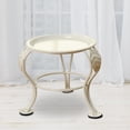 thumbnail image 4 of Soporte de Metal en Soporte Redondo Contenedor de Jardín Decorativo Arte Del Hierro a Prueba de Herrumbre para El Hogar Interior Al Aire Libre, 4 of 8