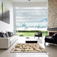 thumbnail image 7 of Ahgly Company Machine Washable Indoor Rectangle Abstract Dark Gold Brown Area Rugs, 3' x 5', 7 of 7