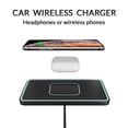 thumbnail image 2 of Rubber 2-in-1 Fast Charging Car Wireless Charger Pad Non-slip Separate Design for Phone, 2 of 8