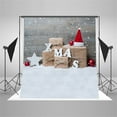thumbnail image 1 of LELINTA 3x5ft Studio Photo Video Photography Backdrop Printed Wood Floor Brick Winter Party Ball Decorations Fall Background Booth Backdrops Stand Props Style Winter Christmas Gifts Scenic Background, 1 of 4