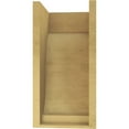 thumbnail image 4 of 9"W x 9"D x 18"H Wide Van Buren Rough Cedar Woodgrain TimberThane Corbel, Primed Tan, 4 of 6