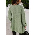 thumbnail image 5 of Women Oversized Open Front Knit Cardigan Sweater Kimono Chunky Coat, 5 of 5