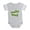 Heather Gray, variant on CafePress - Zombie_Snack - Cute Infant Baby Football Bodysuit