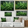 thumbnail image 4 of Designart "Forest Of Emerald Green Ferns I" Plants Floater Framed Wall Art Living Room, 4 of 5