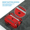 thumbnail image 5 of NIFFPD Apple AirPods Case, Full-Body Hard Silicone Shockproof AirPods Case Cover Airpods pro Red, 5 of 6