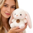 thumbnail image 6 of YingYouFu Plush Rabbit Table Doll Figurine, Soft Stuffed Animal Toy Decor, Cute Desk Companion Ornament for Home, Office, Bedroom, Shelf Display, 6 of 8