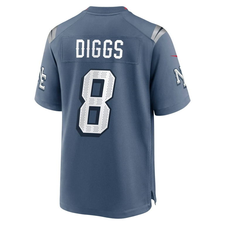 Men's Nike Stefon Diggs Storm Blue New England Patriots 2025