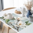 thumbnail image 3 of Farmhouse Rustic Magnolia Placemat of 1 PC, White Green Table Mats Washable Heat-Resistant Non-Slip Place Mats for Kitchen Dinner Table Indoor Outdoor Decor,13x19 Inch, 3 of 9