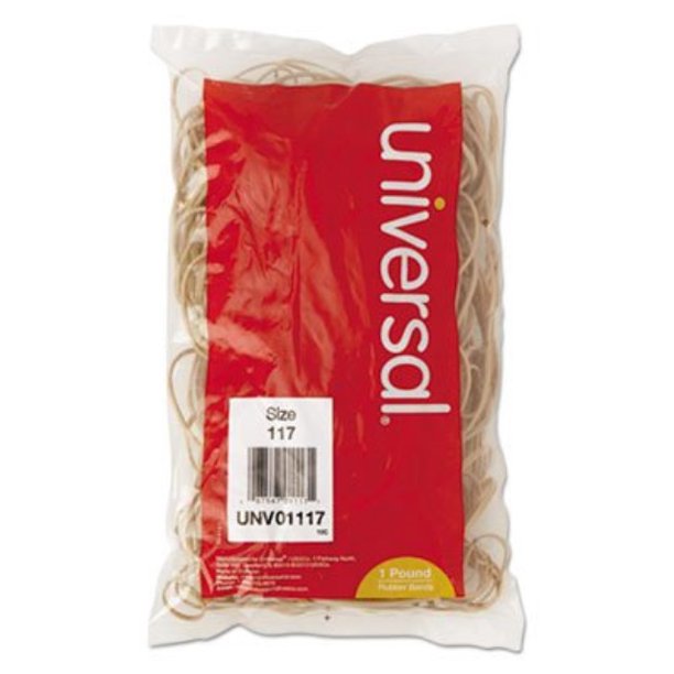 rubber bands, size 117, 7 x 1/8, 210 bands/1lb pack, sold as 2 package