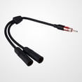 thumbnail image 1 of Antenna Extension Cable, Y Splitter Standard Aerial Connection 2 Female To 1 Male Antenna Adaptor  For Automobile, 1 of 8
