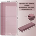 thumbnail image 2 of LAMEI Yoga Mat, Extra Large 48 x 40 Foldable Mat for Travel, 10mm Thick Exercise Mats for Home Workout(Deep Pink), 2 of 6