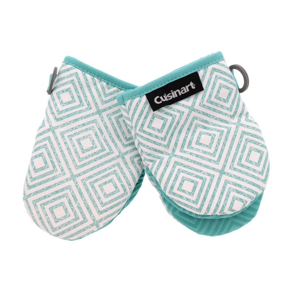 Cuisinart Silicone Mini Oven Mitts, 2 Pack Little Oven Gloves for