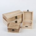 thumbnail image 1 of Caja de madera de paulownia plegable, caja de joyería sencilla, caja de almacenamiento de artículos diversos de escritorio, caja de té retro, caja de madera, 1 of 5