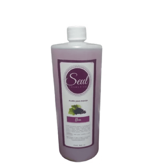 ACEITE PARA MASAJES SPA CUIADDO CORPORAL UVA 1 LITRO