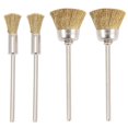thumbnail image 1 of 4pcs Nail Drill Bits Copper Wire Brush Cleaner Nail Drill Bits Cleaning Tools, 1 of 3