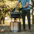 thumbnail image 6 of Solo Stove Bonfire Pi Fire | Pizza Oven Accessory for Bonfire Fire Pit, Incl. Carry Case & Cordierite Pizza Stone, Wood Burning Assembly, Stainless Steel, (H x Dia): 16.9 x 19.3 in, 19.6 lbs, 6 of 8