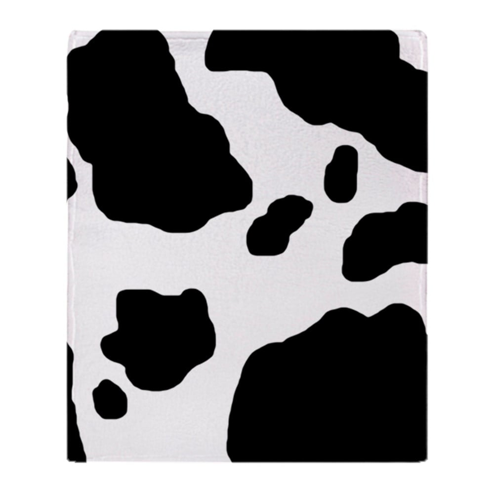 CafePress Cow Print Soft Fleece Throw Blanket, 50"x60" Stadium Blanket