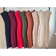 thumbnail image 3 of Vestido lapiz cuello V cafe U, 3 of 3