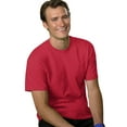 thumbnail image 1 of Hanes T-shirt à Manches Courtes pour Hommes 5,2 oz, m, Rouge Foncé, 1 of 4