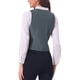 thumbnail image 3 of CHALECO DE VELVET INSPIRE CHIC PARA MUJER, SIN MANGAS, ESTILO RETRO, BLAZER STEAMPUNK, VESTIDO ELEGANTE, L GRIS, 3 of 6