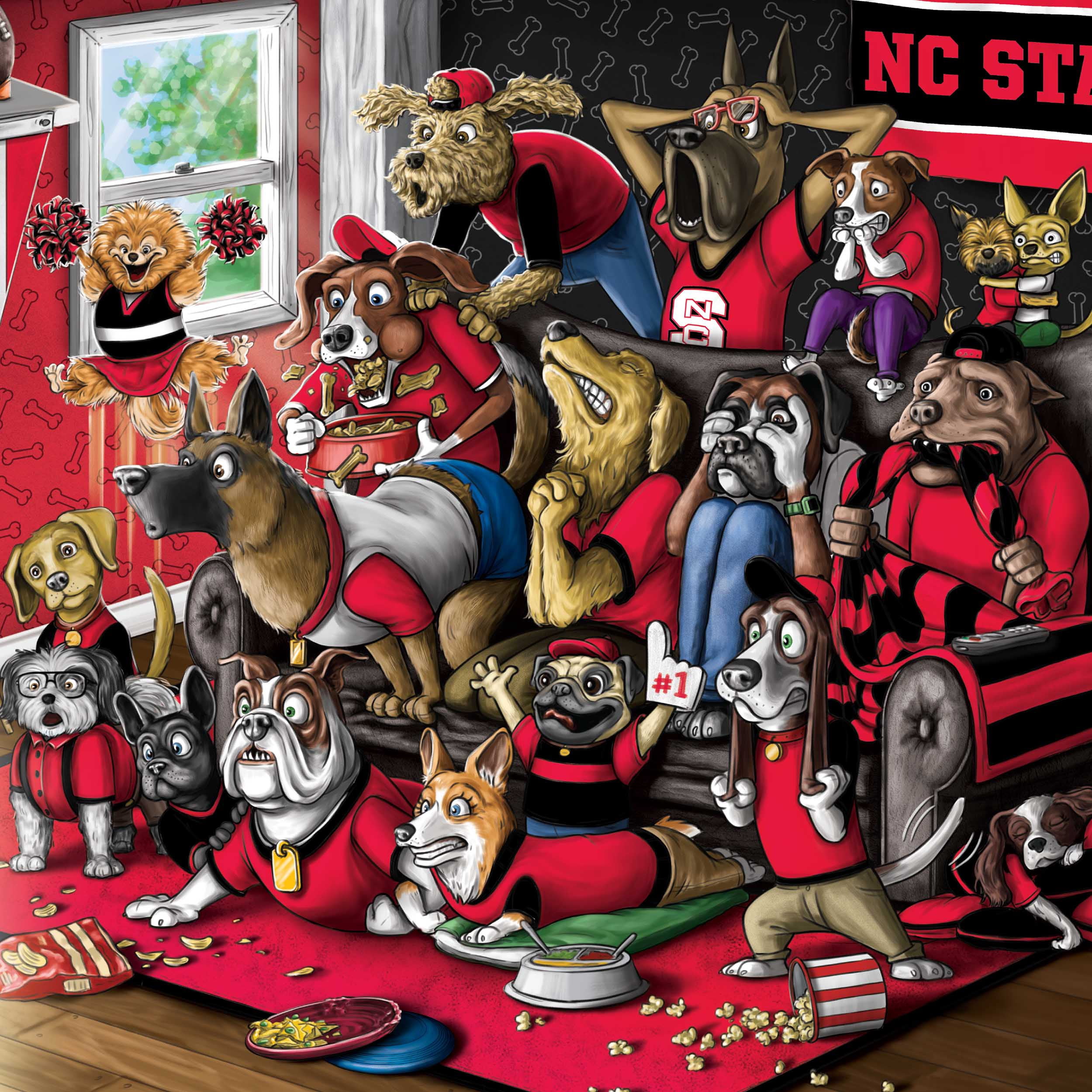 YouTheFan NCAA NC State Wolfpack Purebred Fans Wall Art