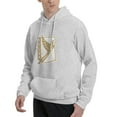 thumbnail image 4 of Fc Tulsa Men Fleece Hoodie Casual Pullover Sweatshirt With Kangaroo Pocket, 4 of 6