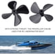 thumbnail image 2 of 4 palas para barco RC, 2.165 in 4 piezas CW CCW hélice de plástico de 4 palas para barco modelo RC, 2 of 4