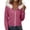 Hot Pink, variant on Winter Coats for Women Plus Size Hooded Long Sleeve Solid Color Womens Zip Up Cropped Sweatshirt Jacket with Pockets Casual Cozy Winter Clothes