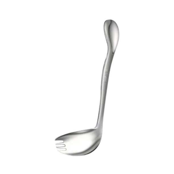 Cubiertos Auxiliares Curvos Confort Ergonómicos Portátiles Acero Inoxidable Tenedor cuchara izquierda
