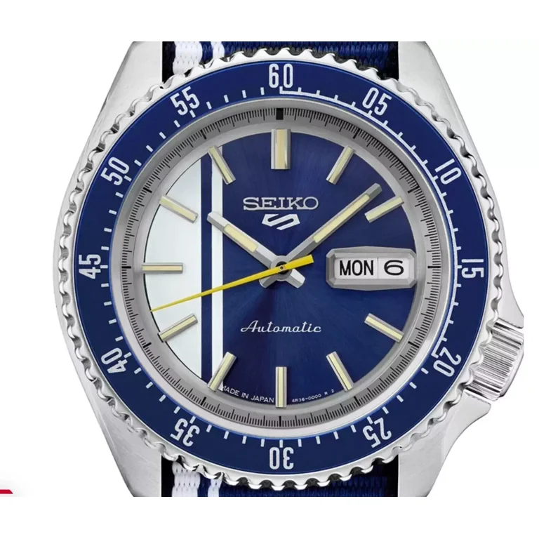 Seiko 5 Sports 42.5 mm Blue Dial Men's Watch SRPK69 - Walmart.com