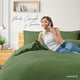 thumbnail image 2 of Juego de Funda para Edredon Duvet Dreamlab, Tamaño King Size, Color Verde Seco, 3 Piezas, 2 of 9