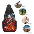 thumbnail image 3 of Terrifier 2 Sling Bag Crossbody Sling Backpack Chest Bag Daypack Purses Shoulder Bag For Women Men Travel Hiking, 3 of 7