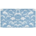 thumbnail image 3 of Light Blue Waves Pattern 3 Ring Hardcover Binders 1.5in Round Rings for Letter-Size Folder Paper Organizer Pockets for Office Student Recipe, 3 of 9