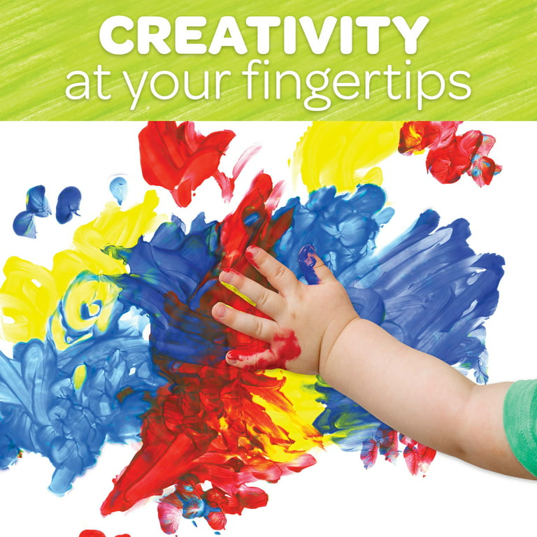  Incraftables Kid Paint Set. Non Toxic Finger Paint for