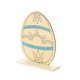 thumbnail image 1 of Adorno de huevo de Pascua de madera, bonitos recuerdos de escritorio, decoración para baby shower, boda y fiesta., 1 of 5