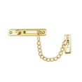 thumbnail image 4 of Unique Bargains Chain Door Guard Lock Security Lock with Spring Anti-Theft Press Lock Gold, 4 of 4