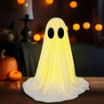 thumbnail image 6 of Eespoir Halloween Ghost Light Decorations, Indoor/Outdoor Halloween Ghost Decoration, Cute Fabric Ghost Ornament, for Halloween Party, Front Porch Yard Garden, 6 of 6