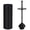 Black, variant on Toilet Plunger with Holder for Bathroom, Multi Drain Suitable Also for Bathtubs, Quick Dry, Black