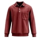 thumbnail image 4 of pstuiky mangas largas para hombre, Cárdigan informal de color liso para hombre, con botones, mangas largas y bolsillo de solapa Tops de hombre xxxl, 4 of 7