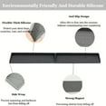 thumbnail image 2 of YOYAHATEM Magnetic Stove Top Shelf, 30-Inch Silicone Spice Rack Organizer for Kitchen Storage - Black & Grey, 2 of 6