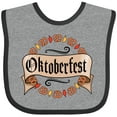 thumbnail image 3 of Inktastic Oktoberfest Pretzels and Leaves Boys or Girls Baby Bib, 3 of 4