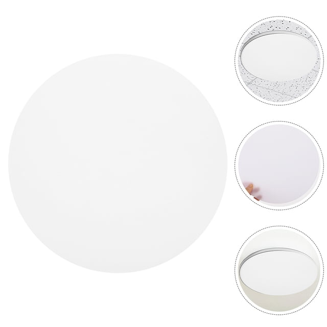 GETAJGHSD Abat-Jour pour Chambre Acrylique Rond Blanc 1Pcs avec Éclairage