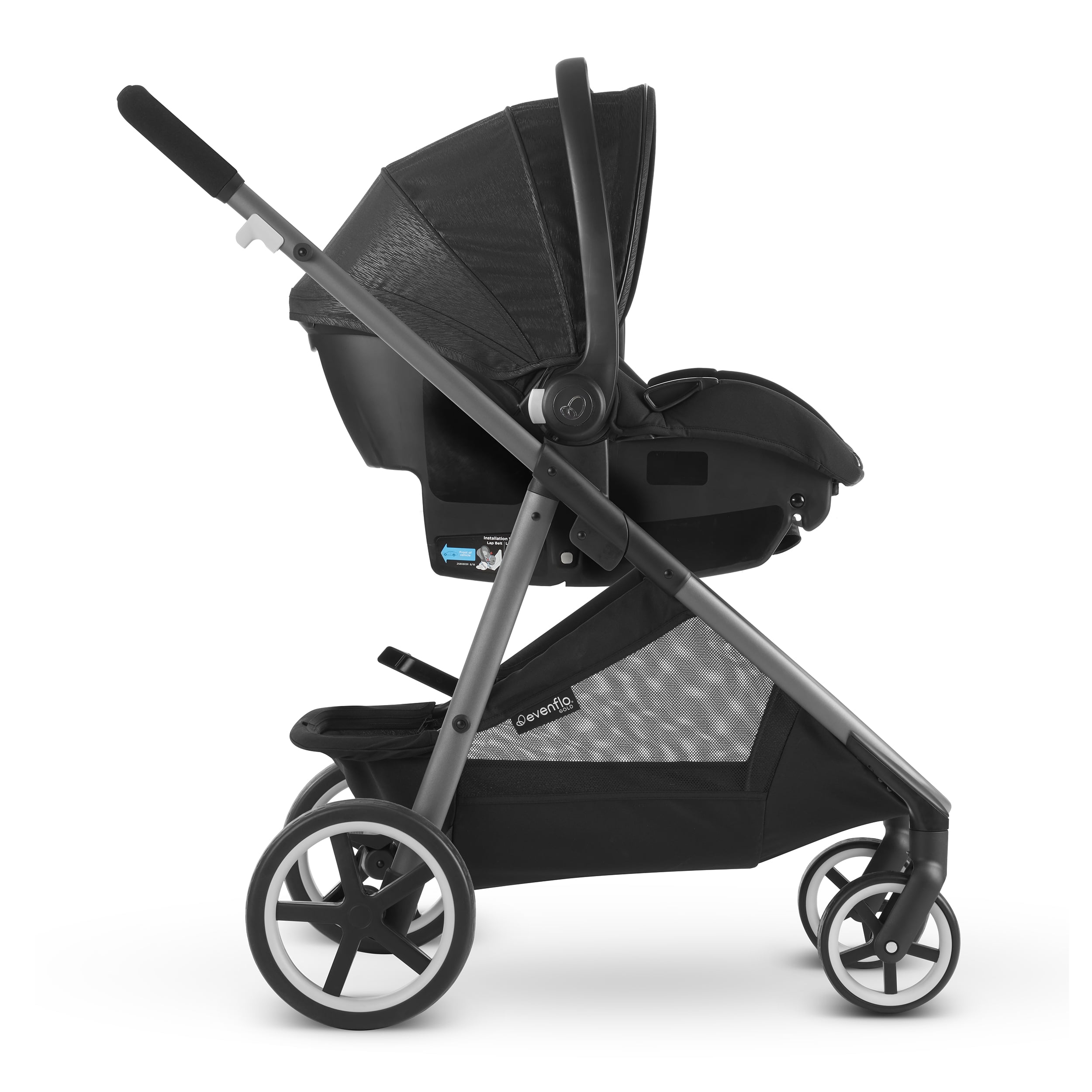 GOLD SensorSafe Shyft Smart Modular Travel System (Onyx Black)