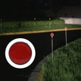 thumbnail image 3 of Round Reflectors Premium Visibility Enhancing Safety 6pcs for Mailboxes Driveway, 3 of 7