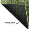 thumbnail image 3 of Addison Rugs Mayfield Washable Transitional Organic Olive Runner Rug, 2'3" x 7'6", 3 of 5